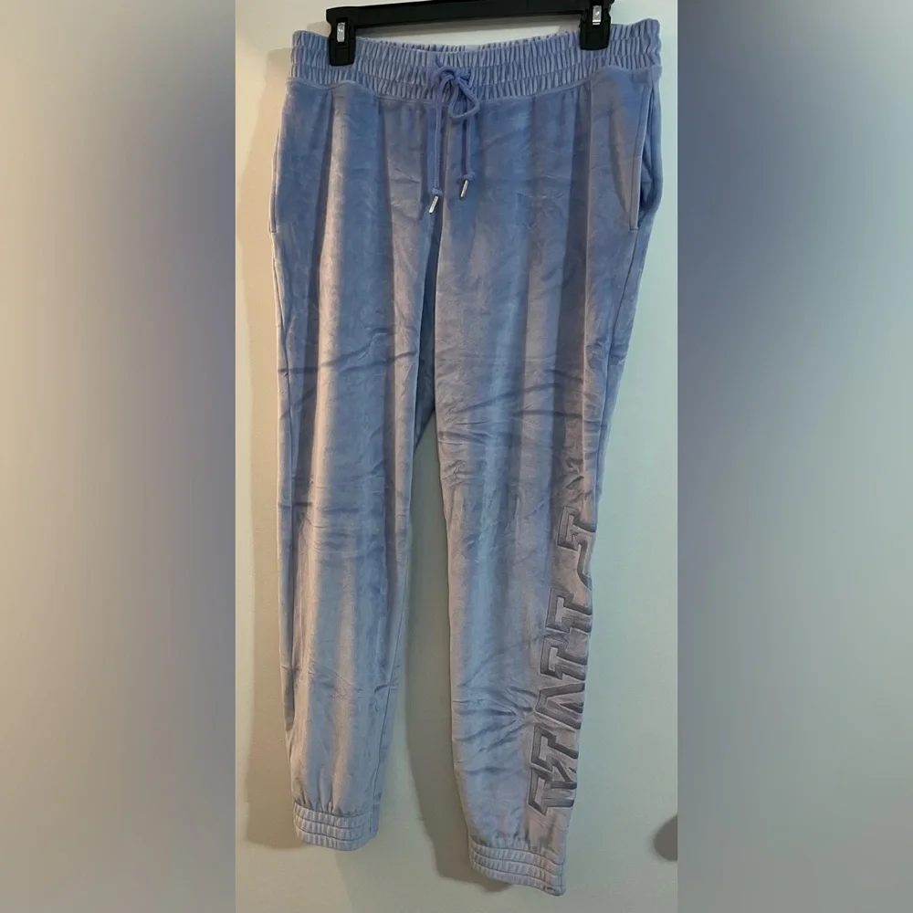 PINK Victoria's Secret Women’s Sky Blue Sweatpants Sz.M - Picture 2 of 4